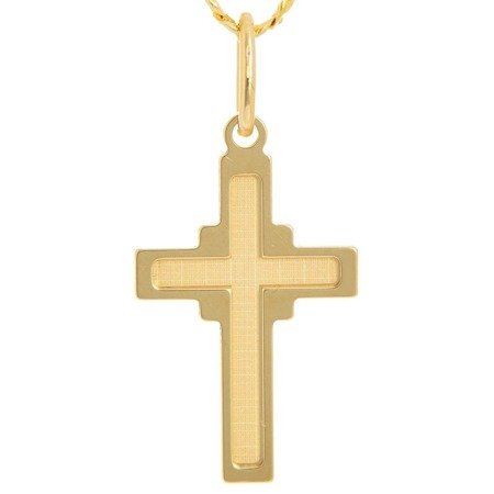 Złoty krzyżyk pr. 585 Krzyżyk ZK044