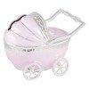 Skarbonka z masy perłowej - różowy wózek dziecięcy 473-3142